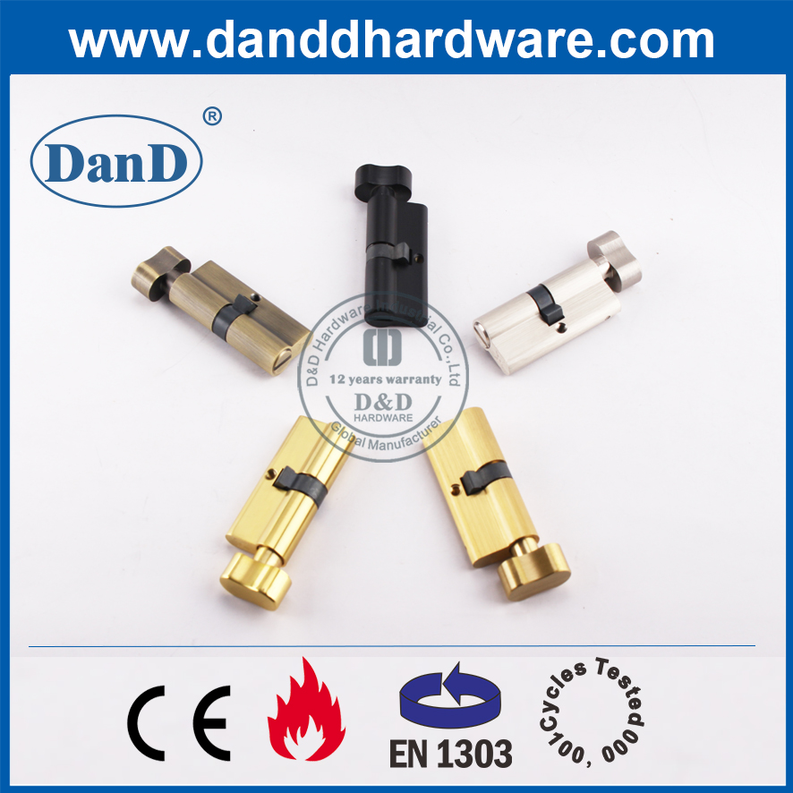 Euro Solide Solid Night Lock Lock Key-Cylinder-DDLC010