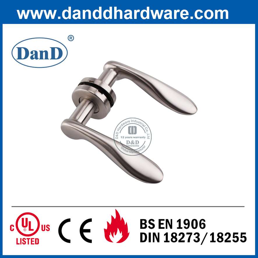 SS304 Raccords de porte Poignée de levier solide pour la porte extérieure-DDSH033