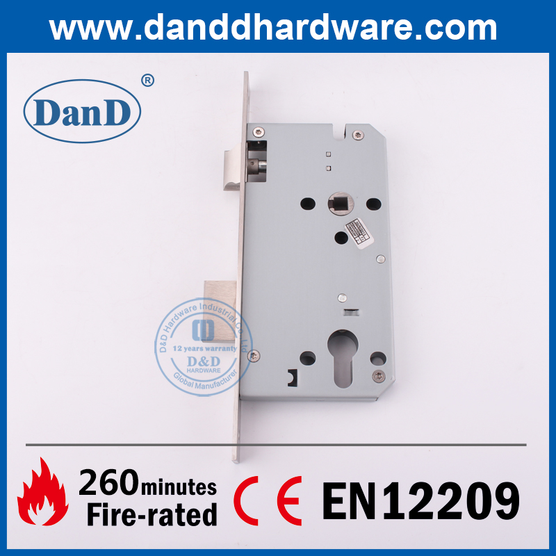 CE EN12209 EURO SS304 Porte interne anti-incendie SOCK-DDML026-6085
