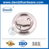 Bague ronde en acier inoxydable argent Pull-DDFH013