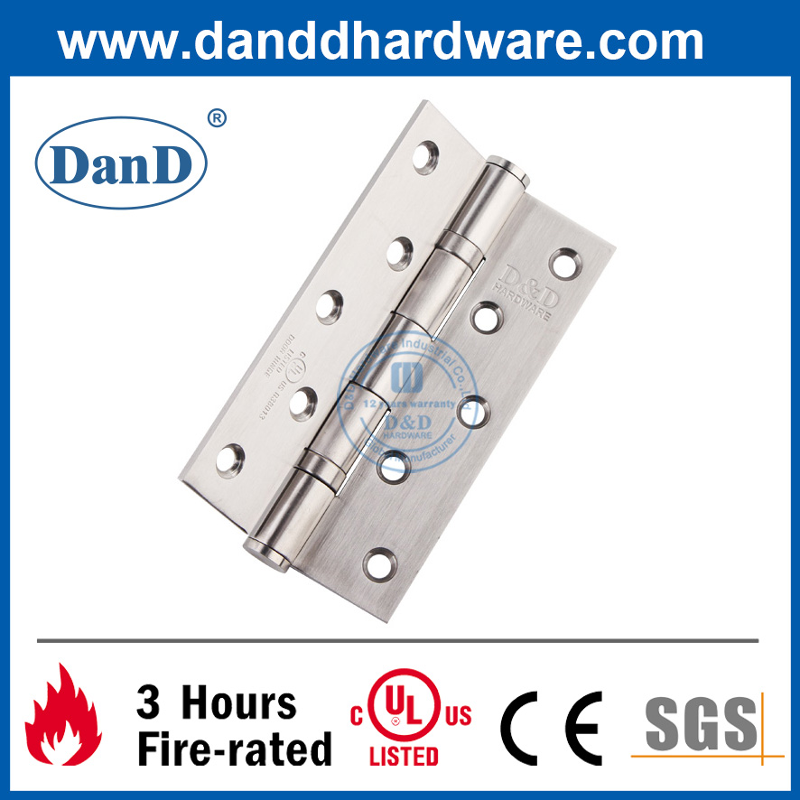 UL répertorié en acier inoxydable 304 charnière anti-incendie pour porte externe-DDSSS005-FR