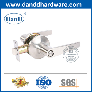 Lockset tubulaire tubulaire de confidentialité moderne de zinc pour lavage-ddlk016